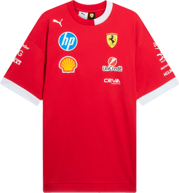 PUMA Scuderia Ferrari 2025 Replica Men's Drivers T-Shirt