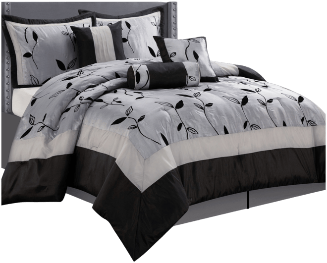 Closeout! Stratford Park Passion Leaves 7-Pc. Comforter Set, Queen