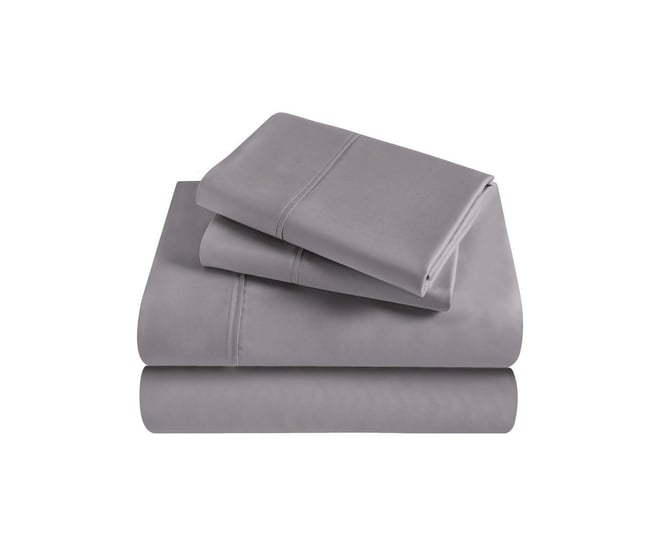 Modal From Beechwood 300 Thread Count Lightweight Cooling Solid Extra Deep Pocket Bed Sheet Set, King