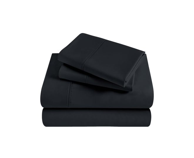 Modal From Beechwood 300 Thread Count Lightweight Cooling Solid Extra Deep Pocket Bed Sheet Set, King