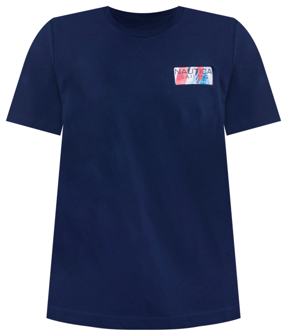 Nautica Mens Graphic Short Sleeve Tee