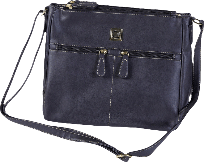 Stone Mountain Bonded Crunch Leather Hobo Bag