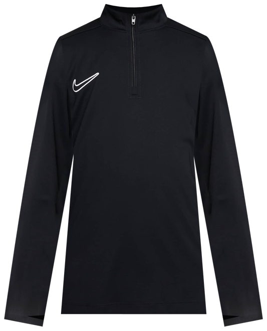 Nike Academy Playera de entrenamiento de fútbol de manga larga Dri-FIT de cierre de 1/4 para niños talla grande