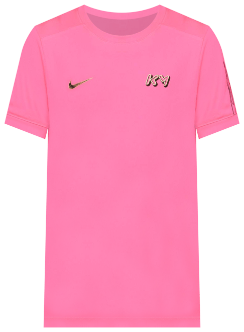 Kylian Mbappé Academy Playera de fútbol Dri-FIT para niños talla grande