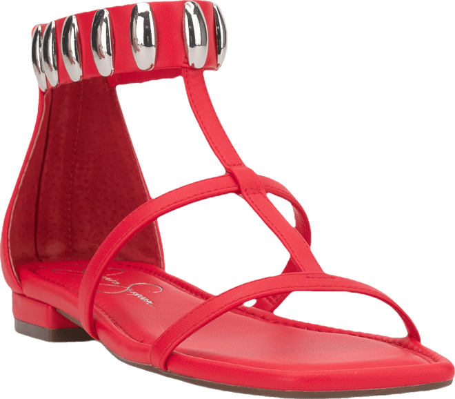 Jessica Simpson Women's Elusta Studded Gladiator Sandals