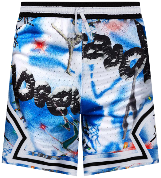 Jordan Dri-FIT Big Kids' MJ Printed Sport Diamond Shorts