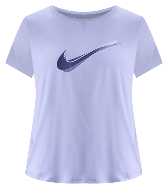 Nike One Swoosh Haut de running à manches courtes Dri-FIT pour femme