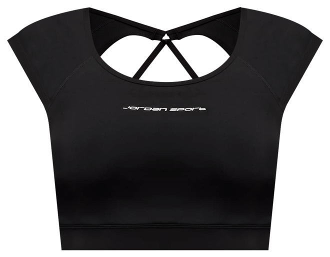 Jordan Sport Playera de manga corta de tejido Knit cropped para mujer