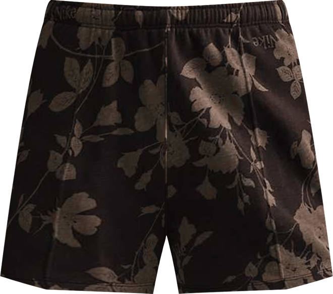 Nike Sportswear Chill Terry Shorts de French Terry estampados de tiro medio para mujer