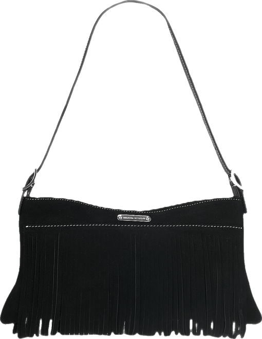 Fringe Baguette Bag