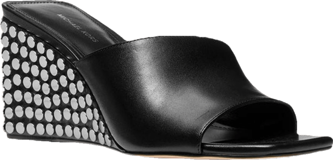 サンダル・ミュール Michael Kors 40S5MMMS3L001 Sandals merriam wedge leather Merriam Leather Wedge Sandal | Michael Kors [US]