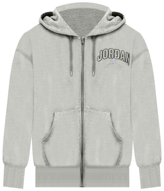 Jordan Brooklyn Fleece Oversized hoodie met rits over de hele lengte voor heren