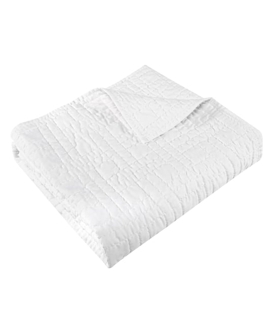 Melange Stitch Stitching Quilted Throw, 50" x 60"