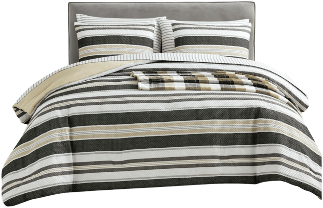 Prospect Harbor Embossed 8-Pc. Comforter Set, King