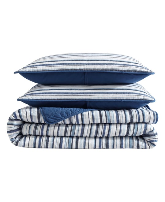 Pembrook Reversible 3-Pc. Quilt Set, King