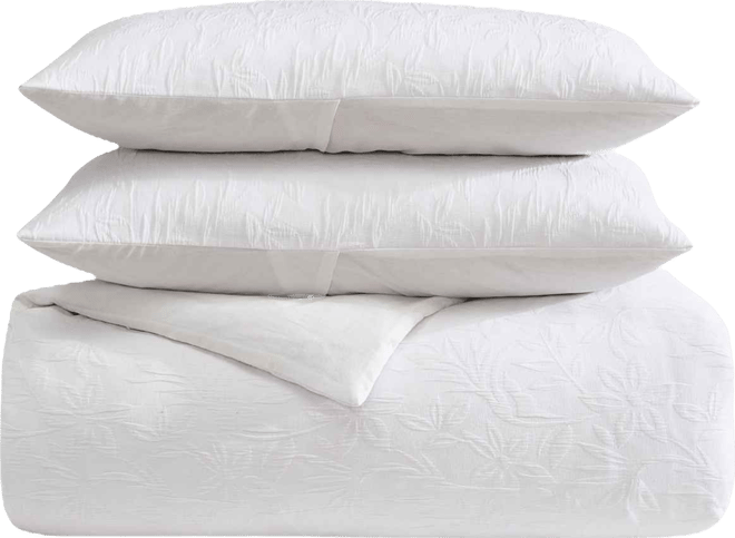 Seaside Floral Jacquard 2-Pc. Comforter Set, Twin