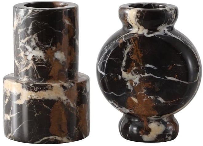 Reign Marble Vase (Set of 2)