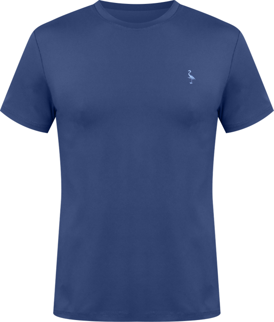 Men's Solid Melange Performance Tee
