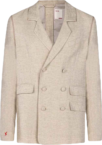 Men's Free Heaven Linen Oversized Blazer