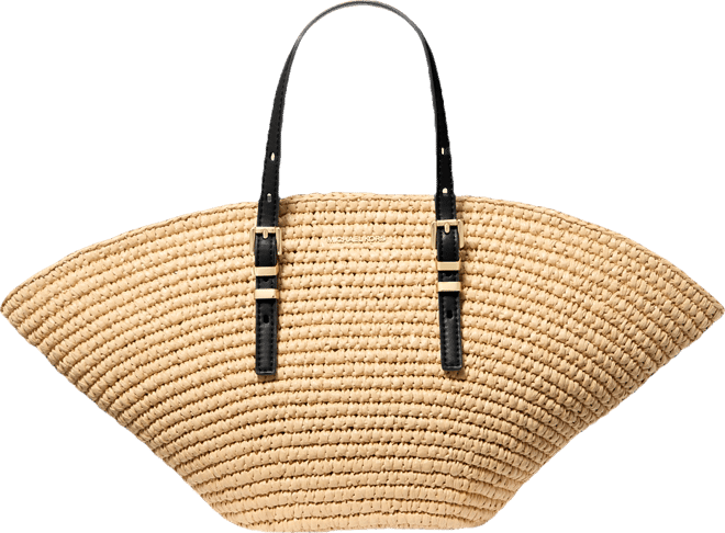 Isa Fan Large Woven Tote