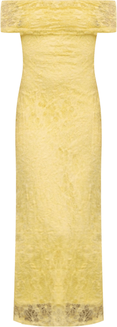 Women's Off-The-Shoulder Lace Detailed Maxi Dress