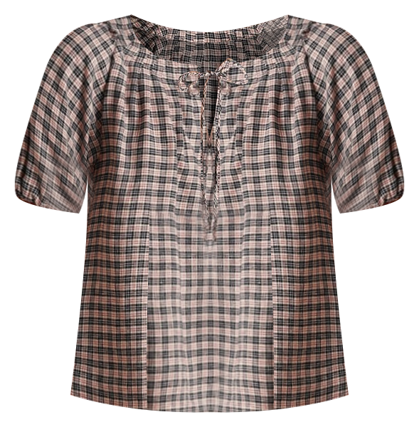 Pleat Detail Blouse in Assorted