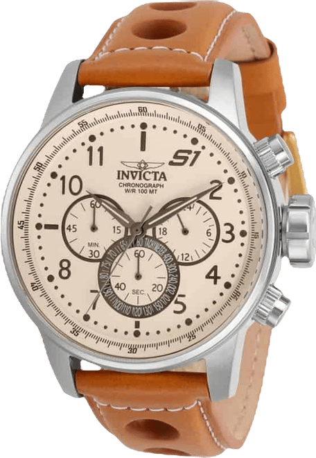 Men's 30914 S1 Rally Quartz Chronograph White Dial Watch