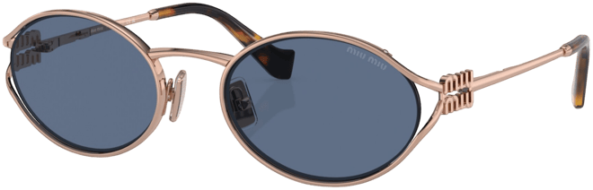 Women's Oval Metal Sunglasses, MU52YS