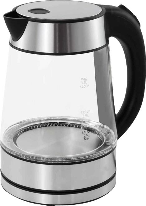1.8 Quart Cordless Glass Kettle