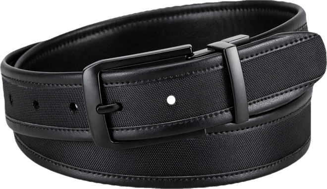 Men's 2-in-1 Fabric Inlay Reversible Stretch Belt
