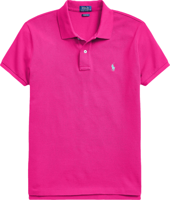Women's Classic-Fit Mesh Polo Shirt