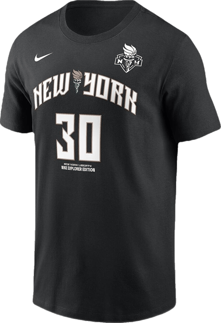Men's and Women's Breanna Stewart Black New York Liberty Explorer Edition Name Number T-Shirt