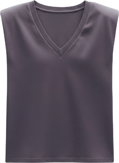 Women's V-Neck Padded T-Shirt