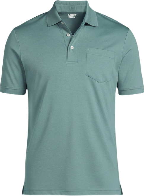 Men's Short Sleeve Cotton Supima Polo Shirt with Pocket