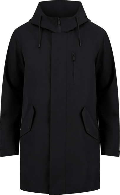 Men's Luxe Twill Duffle Transitional Coat