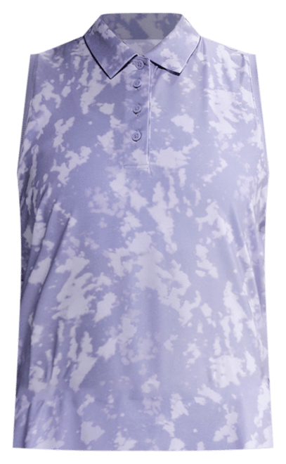 Nike Victory Polo de golfe estampado sem mangas Dri-FIT para mulher