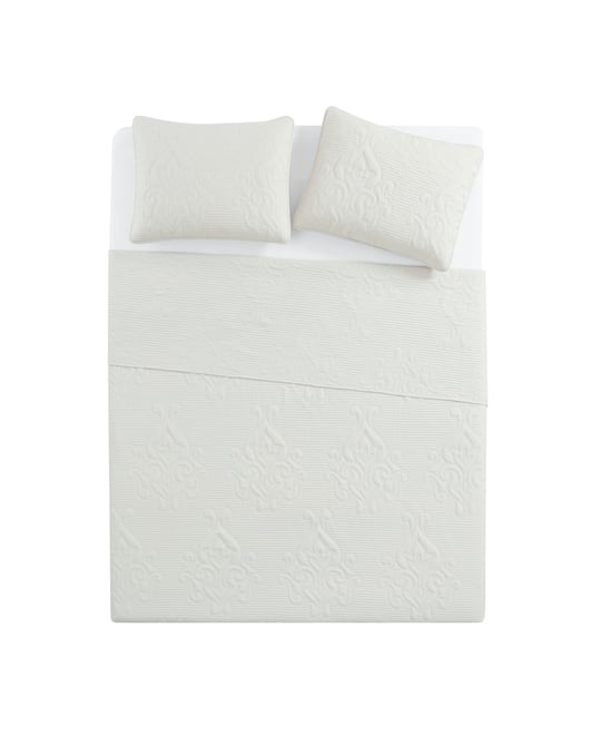 Solomun Pinsonic Damask 3-Pc. Quilt Set, King