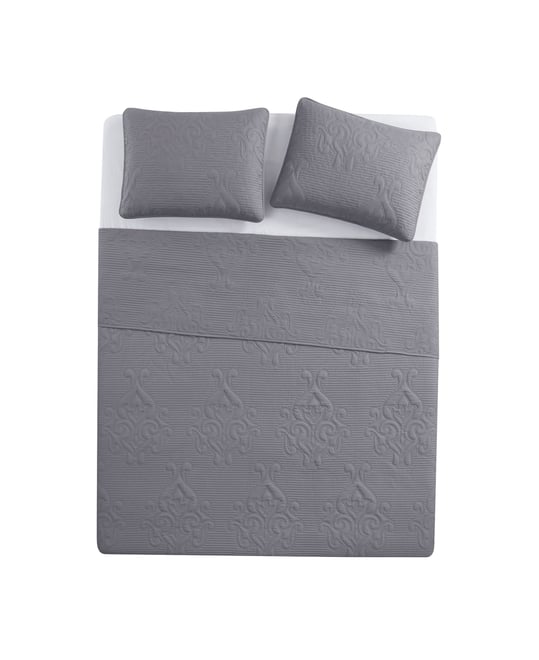 Solomun Pinsonic Damask 3-Pc. Quilt Set, King