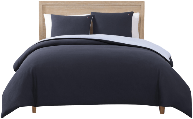 Micro Pique 3-Pc. Duvet Cover Set, Full/Queen