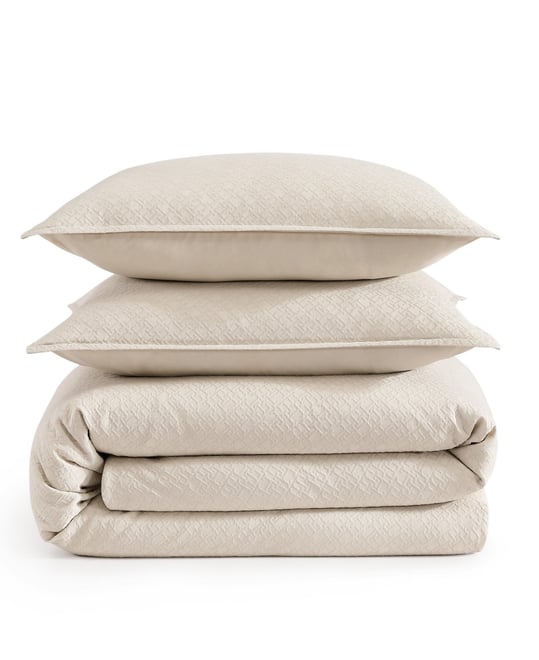 Monogram Matelasse 3-Pc. Duvet Cover Set, King