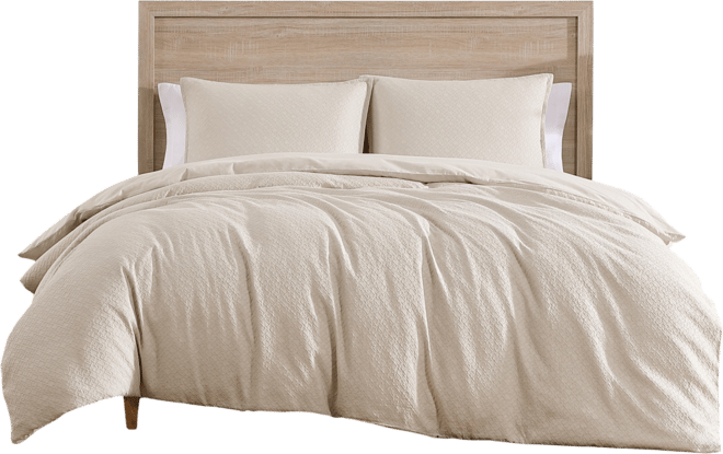 Monogram Matelasse 3-Pc. Duvet Cover Set, Full/Queen