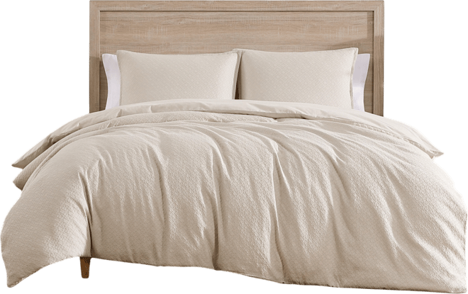 Monogram Matelasse 3-Pc. Comforter Set, Full/Queen