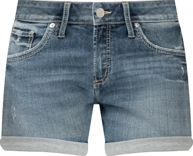 Women's Boyfriend Mid Rise Shorts