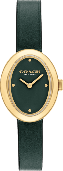 Women's Sammy Green Leather Strap Watch, 22.5mm