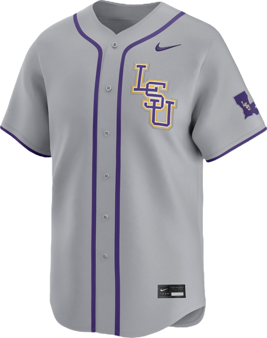 Purple Lsu Nike Lsu Baseball Jersey Nike Men's LSU Tigers Baseball