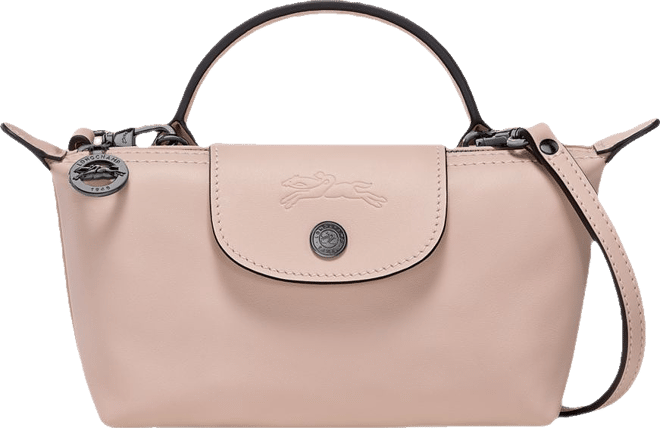 Longchamp Le Pliage Xtra Leather Mini Crossbody Pouch