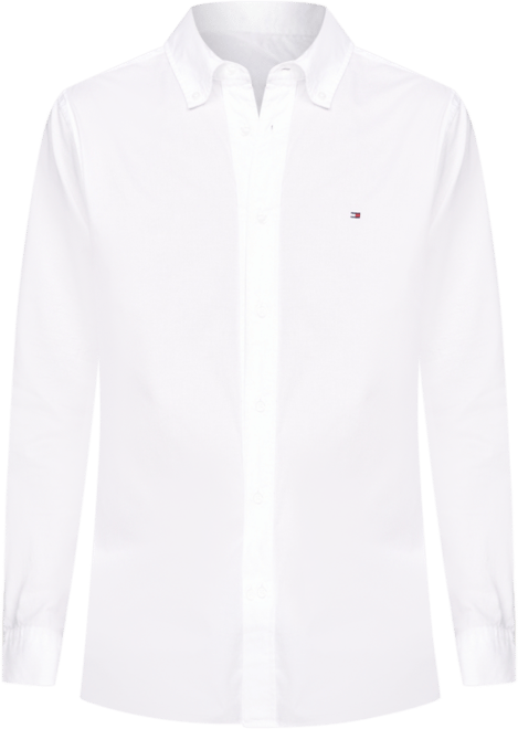 Men's Regular-Fit Stretch Poplin Button-Down Shirt