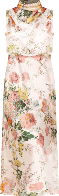 Womens Anabelle Halter Neck Maxi Dress