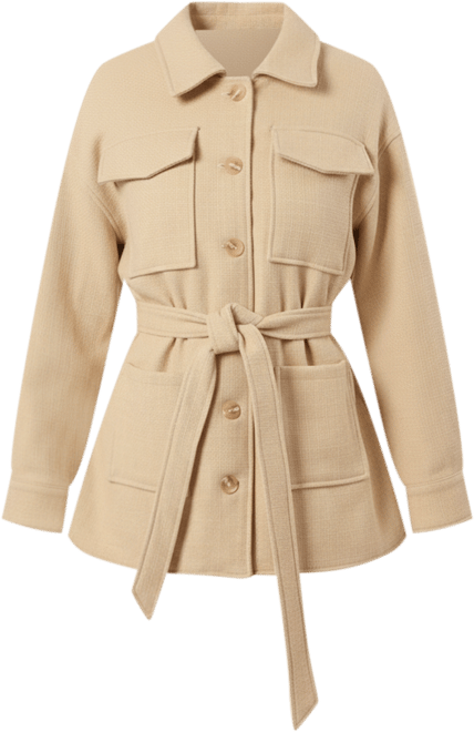 Women's Arlow Tie Front Shacket