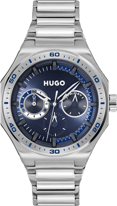 Men's Grail Sport Quartz Multifunction Stainless-Steel Watch, 44mm